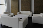 Мека мебел на промоция с визия по дизайн на клиента